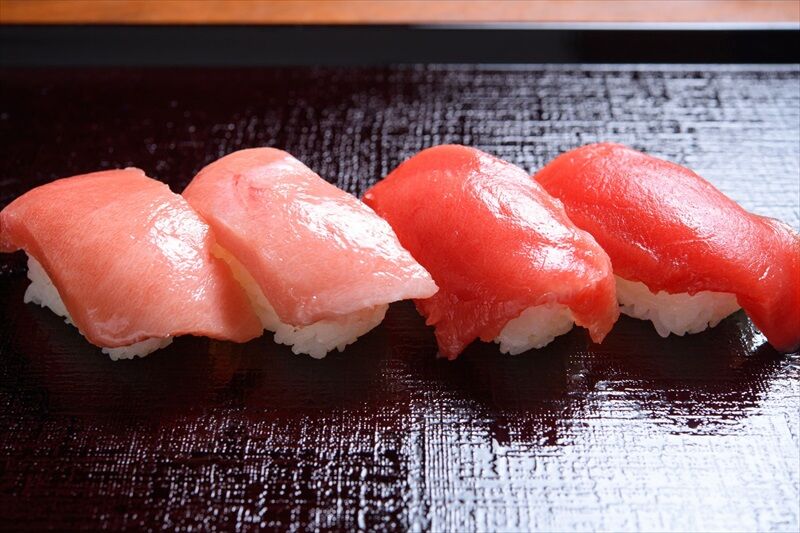 まぐろの赤身・中トロ